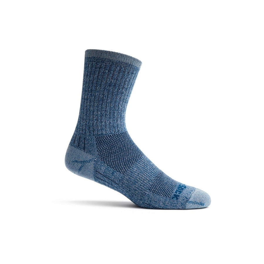 Wrightsock Escape CrewUnisexDouble LayerBlister Free Socks BLUE TWIST Image 1