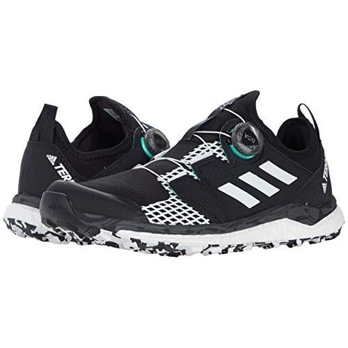 adidas Terrex Agravic BOA Trail Running Shoes Womens Core Black Acid Mint 10 Image 1