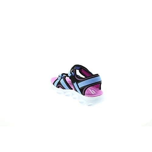 Skechers Unisex-Child Hypno-Flash Sneaker BLACK/BLUE Image 2