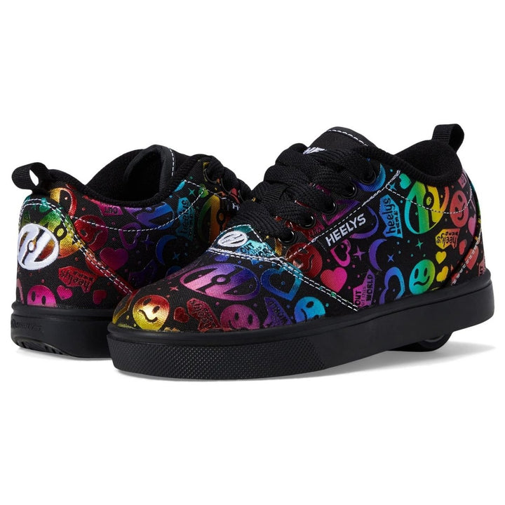 Heelys Pro 20 Prints Kids Skate Shoes Black Rainbow Size Little Kid Big Kid Adult Image 4