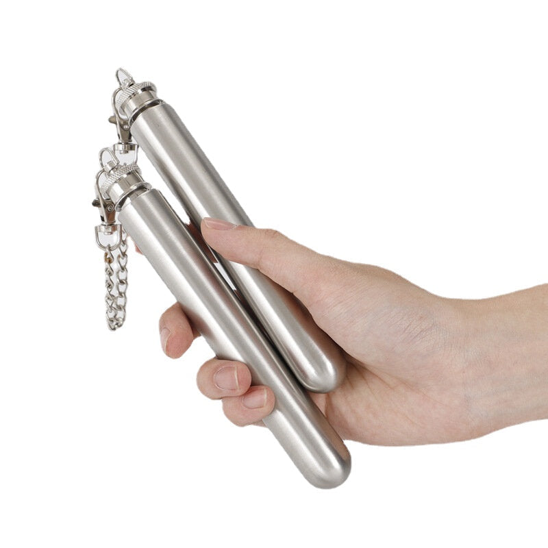 1.5oz EDC Hip Flasks Creative Portable Stainless Steel Drinking Tube Lightweight Drink Bottle Outdoor Camping Image 2