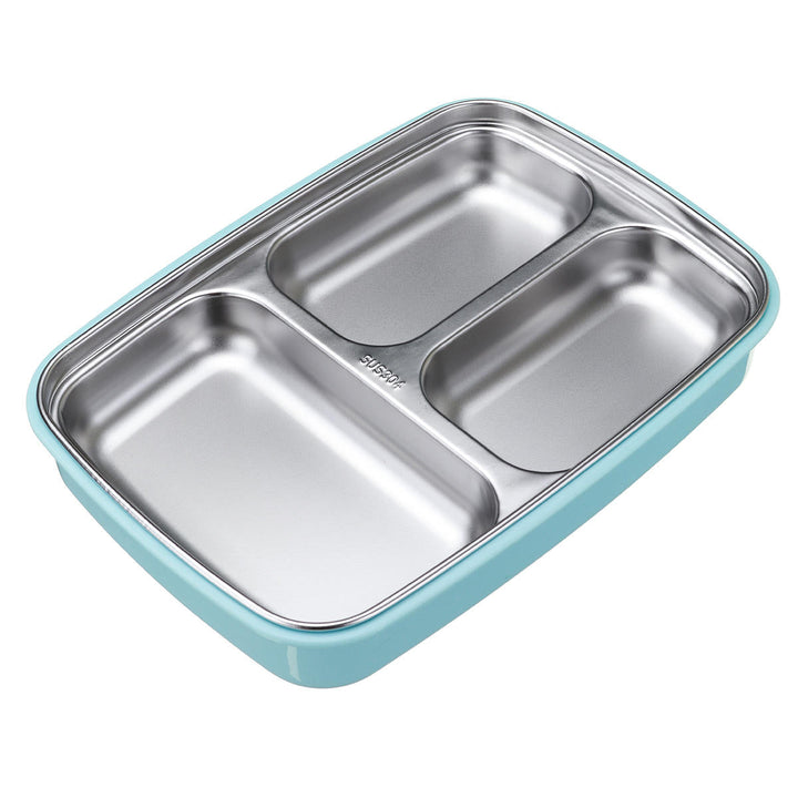 1.1L Stainless Steel Lunch Box Camping Picnic Tableware Food Container Leak-Proof Dinner Box Image 4