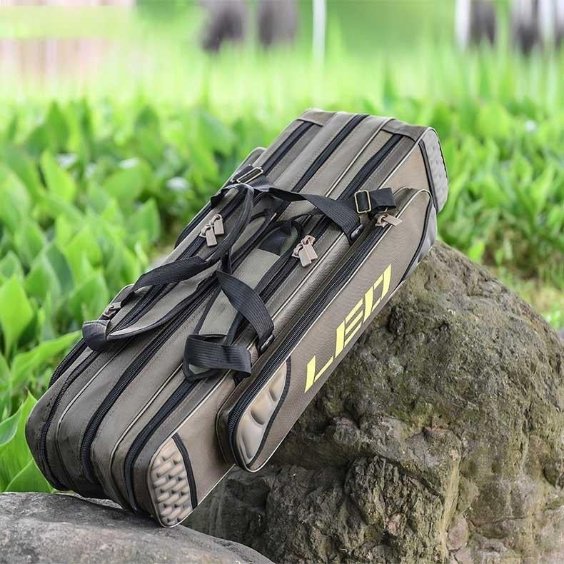 1 pc 1680D Polyester Fishing Bag Storage Backpack Multi-function Portable Fishing Tool Handbag Image 2