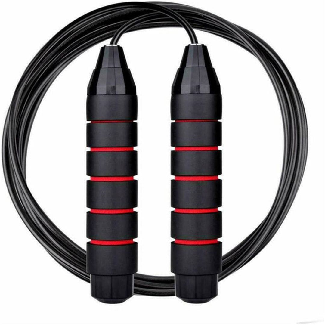 10ft Jump Rope Boxing Weighted Ball Bearing Beaded Rope Jumping Fitness Gym Exercise Tools Image 1