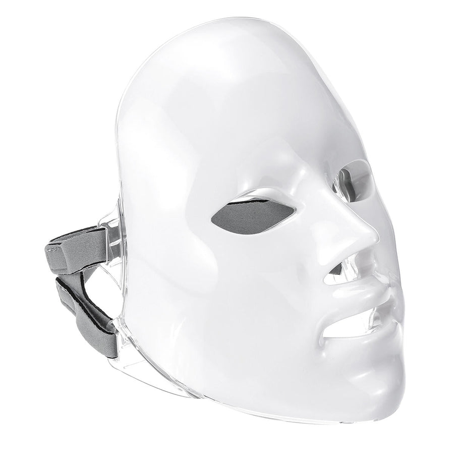 110-220V 7 Color LED Light Photon Face Mask Rejuvenation Skin Facial Therapy Wrinkle + RC Image 1