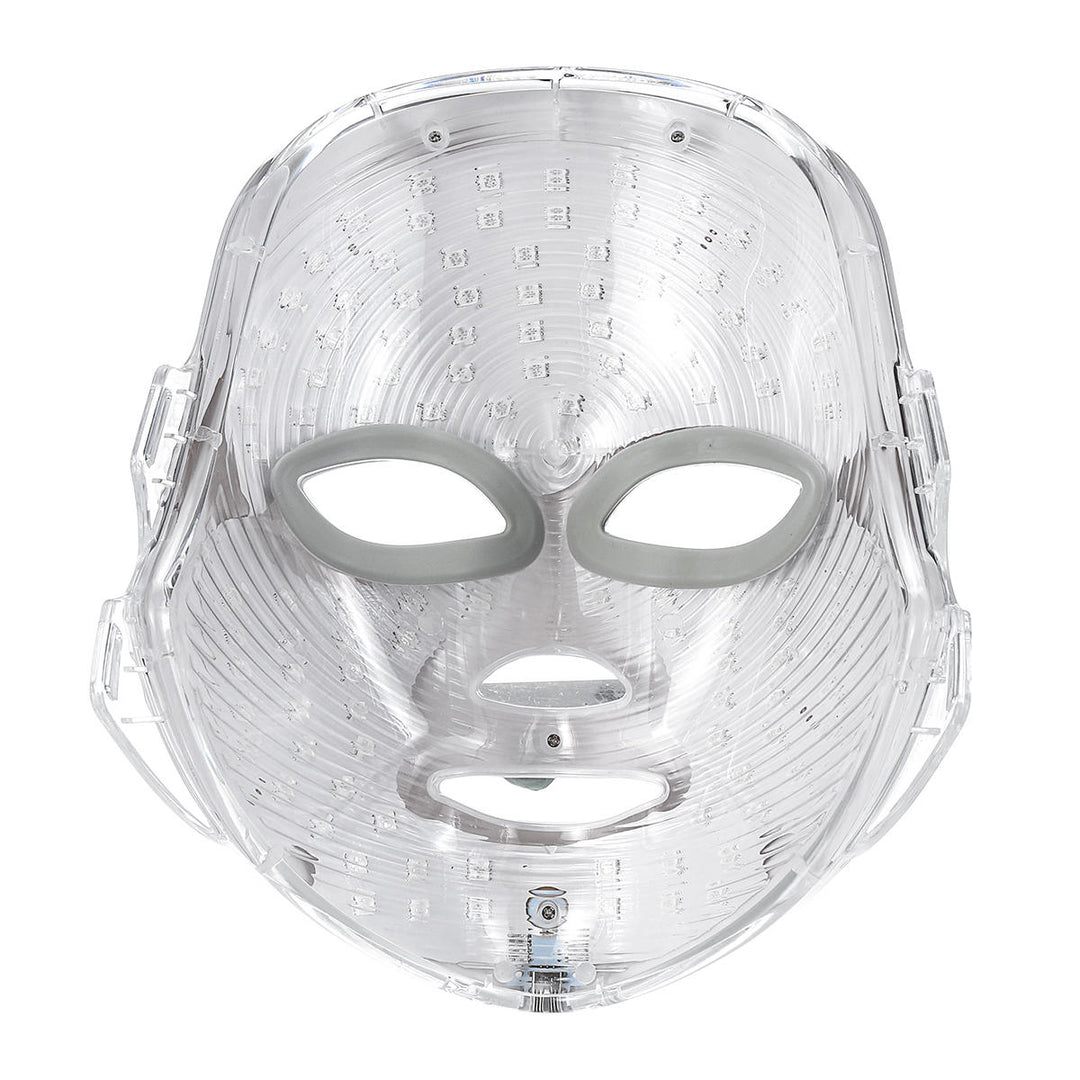110-220V 7 Color LED Light Photon Face Mask Rejuvenation Skin Facial Therapy Wrinkle + RC Image 3