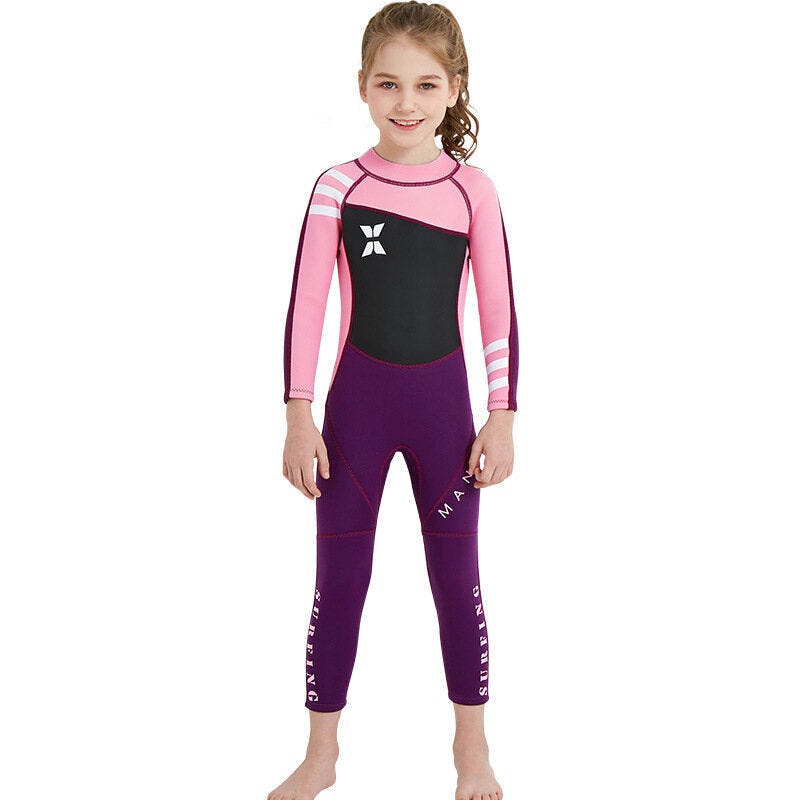 2.5MM Kid Wetsuit Childrens Diving Suit Neoprene Thermal One Piece Soft Surfing Suit Summer Swimming Pool Beach Image 1