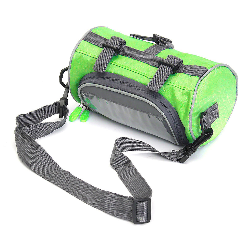 22cmx12cmx12cm Waterproof Screen Touchable Cycling Pannier Tube GPS Cell Mobile Phone Bags Bike Frame Bag For Mountain Image 2