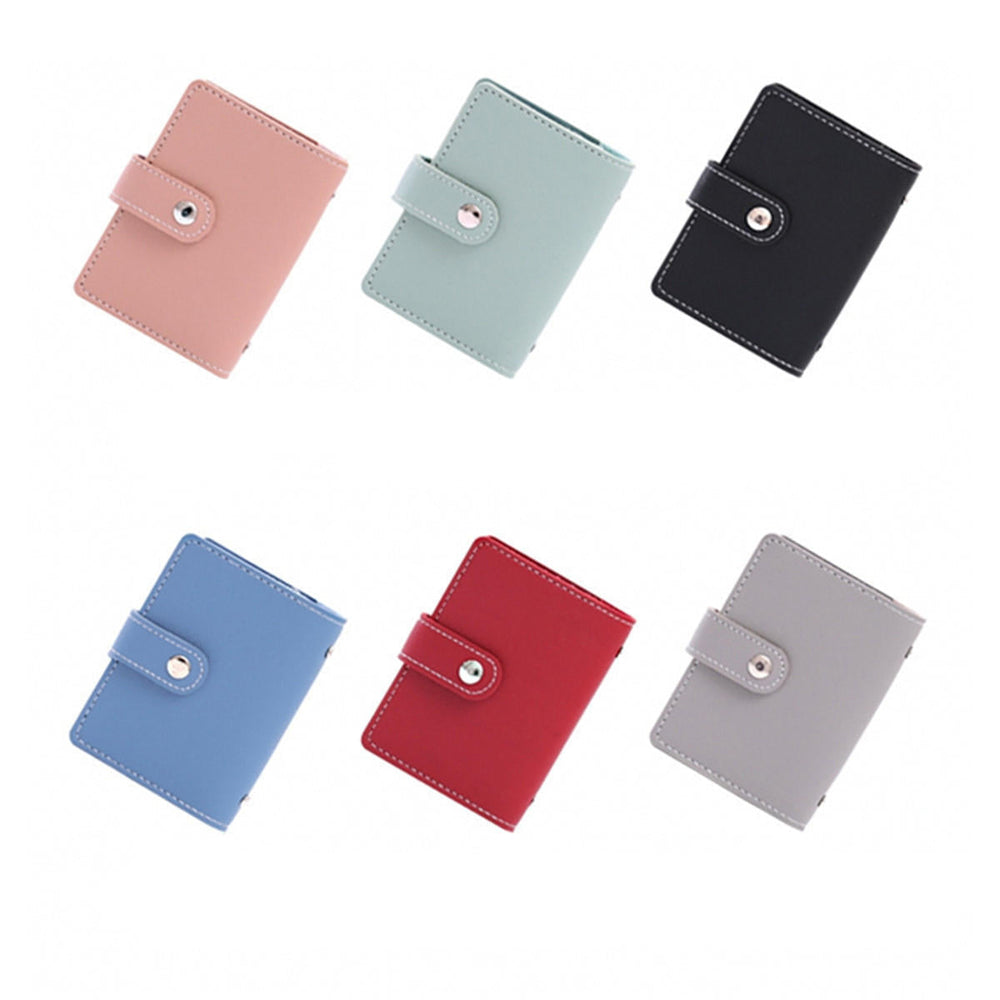 26 Card Slots Portable Leather Wallet Anti-theft Brush Shield NFC/RFID Card Holder Image 2