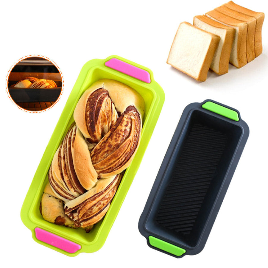 29.2x12.8x6.2cm Silicone Cake Mold DIY Non-stick Bread Toast Mould Loaf Pastry Baking Mold Bakeware Image 1