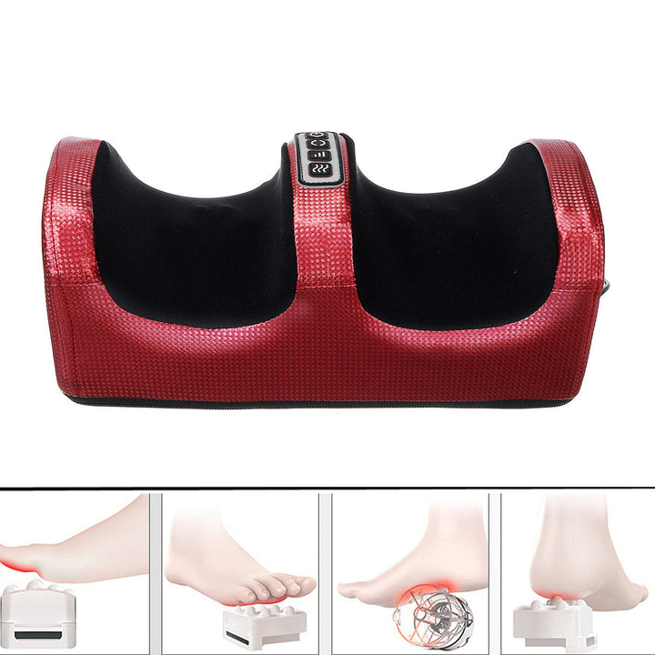 3 Levels Electric Foot Massager Calf Leg Air Compression Hot Compress Massage Machine Foot Care Image 4