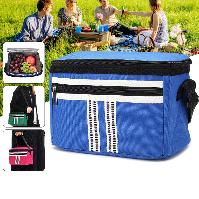5L Picnic Bag Thermal Cooler Insulated Lunch Bag Food Container Pouch Outdoor Camping Image 6