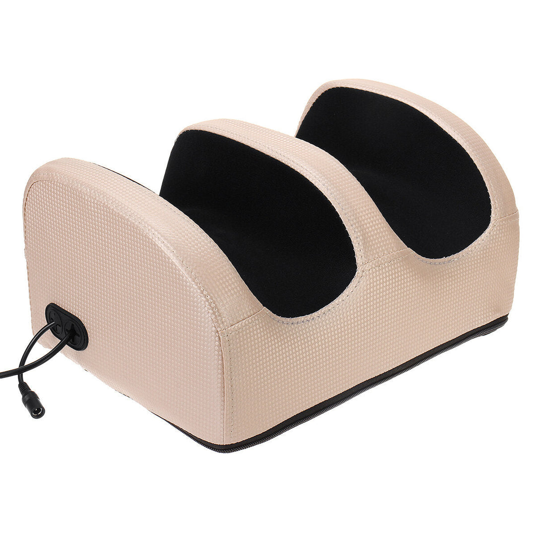 6 Levels 12V 24W Electric Foot Massager Calf Leg Air Compression Hot Compress Massage Machine Foot Care Image 1