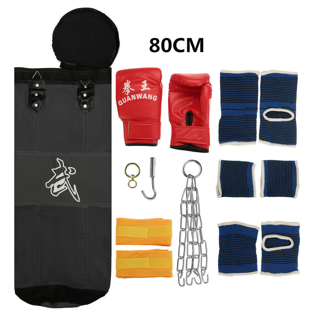 9 in 1 Double Support Hanging Boxing Sandbags Sparring Training Sandbags Oxford Cloth Household Men And Women Image 2