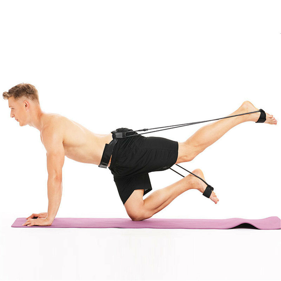 Adjustable Exercise Fitness Resistance Band Rope Latex Elastic Gym Yoga Pilates Sports Bandage Image 1
