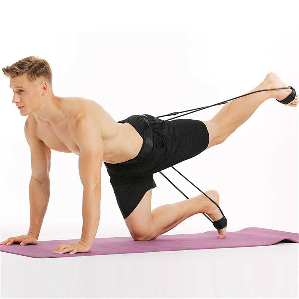 Adjustable Exercise Fitness Resistance Band Rope Latex Elastic Gym Yoga Pilates Sports Bandage Image 2