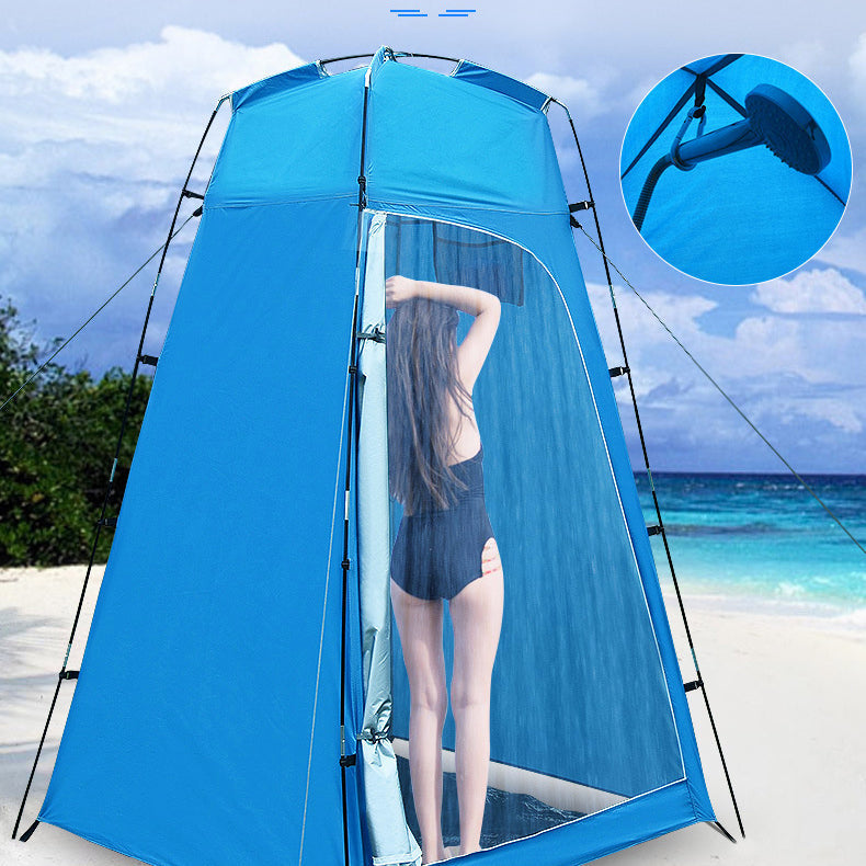 Camping Shower Tent Outdoor Toilet Tent with Removable Bottom Portable Privacy Shelter Shade Tent DTTT Image 2