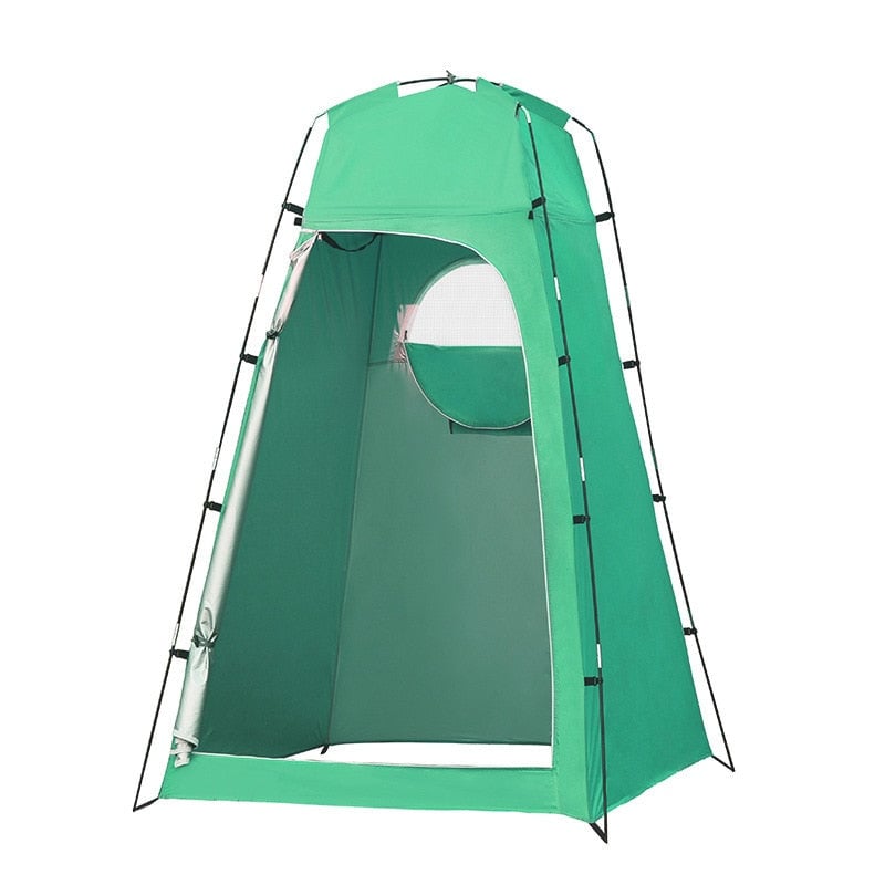 Camping Shower Tent Outdoor Toilet Tent with Removable Bottom Portable Privacy Shelter Shade Tent DTTT Image 1