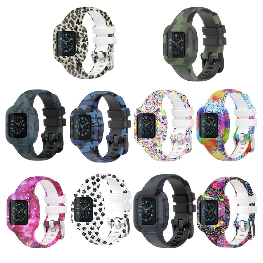 Colorful Half-pack Silicone Kids Replacement Strap Smart Watch Band For Garmin Fit JR3/Vivofit JR3 Image 1