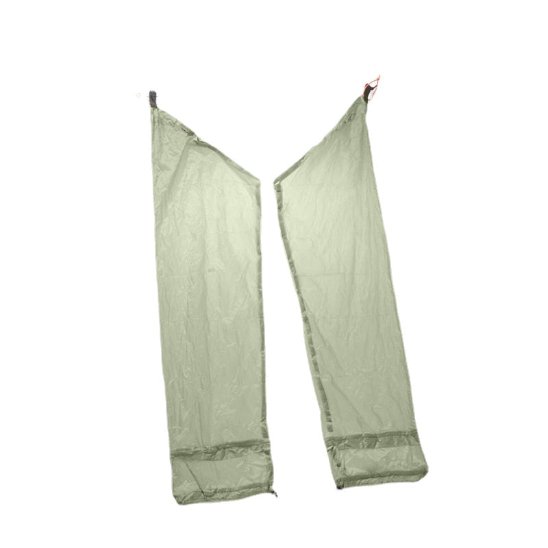 Double Silicone Coated Rainproof Folding Pants Trousers Men Women Waterproof Windproof ultra light Rain Pants Image 1