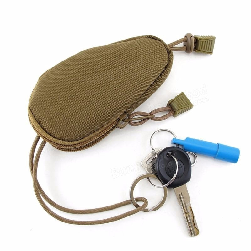 EDC Mini Key Wallets Cycling Keys Holder Purses Pouch Pocket Keychain Zipper Case Image 11