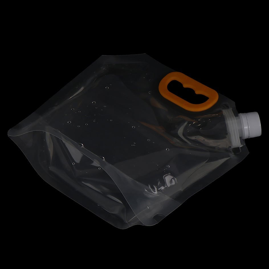 Foldable Beer Bag Transparent Stand-Up Plastic Juice Milk Packaging Bag Outdoor Camping Hiking Portable Water Bags Image 4