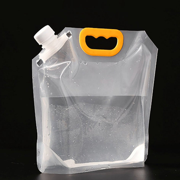 Foldable Beer Bag Transparent Stand-Up Plastic Juice Milk Packaging Bag Outdoor Camping Hiking Portable Water Bags Image 8