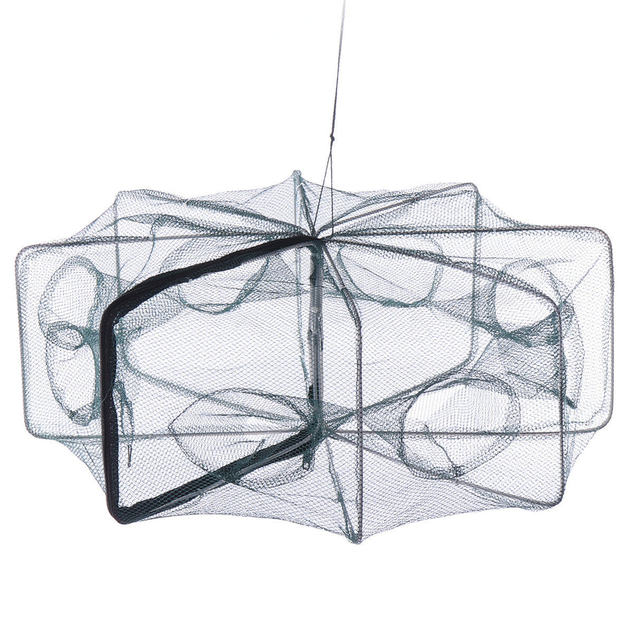 Foldable Fishing Net Bait Trap Fish Minnow Crawfish Shrimp Net Image 1