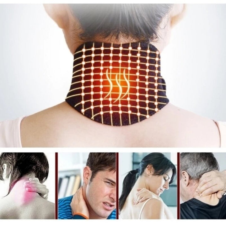 Health Care Neck Support Massager Tourmaline Infrared Self-heating Neck Belt Protection Spontaneous Heating Belt Body Image 2