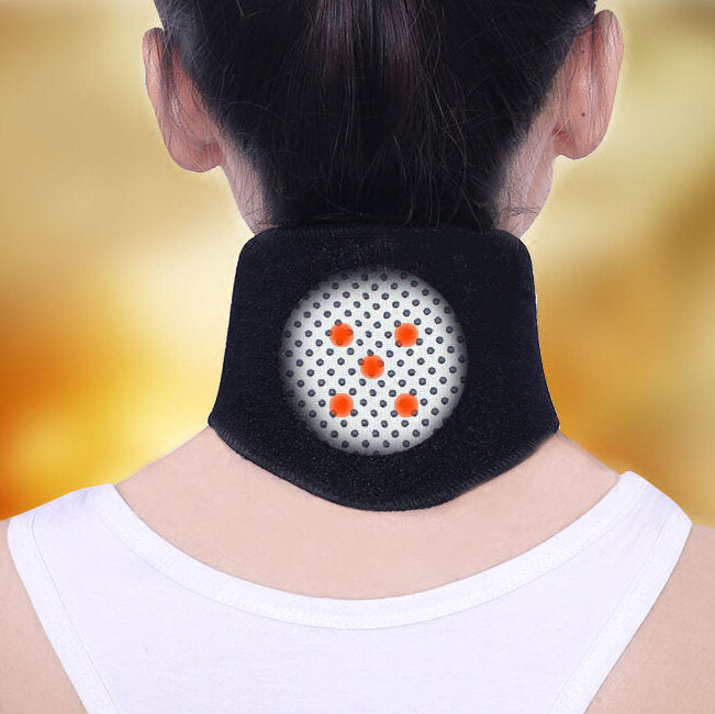 Health Care Neck Support Massager Tourmaline Infrared Self-heating Neck Belt Protection Spontaneous Heating Belt Body Image 4