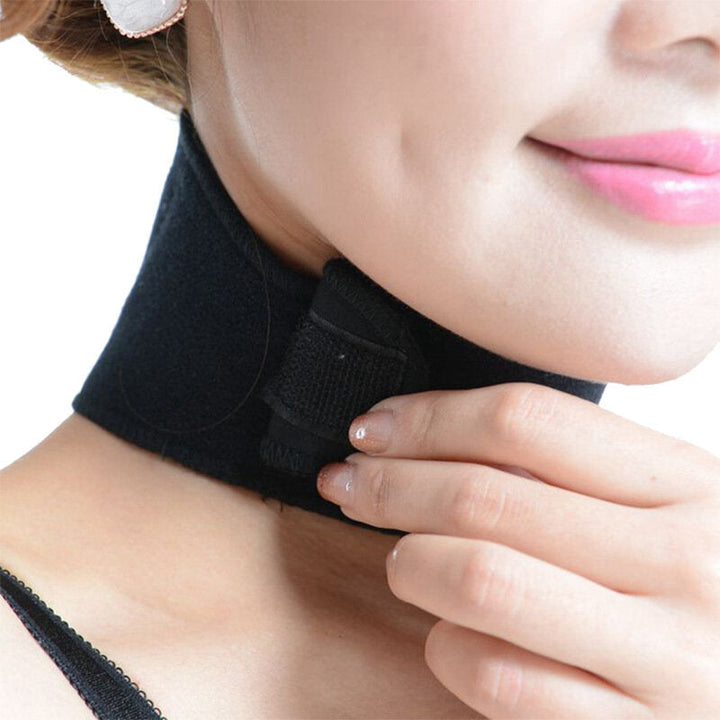 Health Care Neck Support Massager Tourmaline Infrared Self-heating Neck Belt Protection Spontaneous Heating Belt Body Image 4