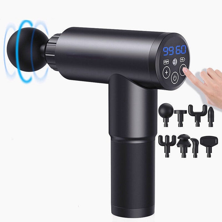 Intelligent Control Massage Gun 99-speed Frequency Conversion Vibration Fasica Massage Gun Long Battery Life Massage Gun Image 1