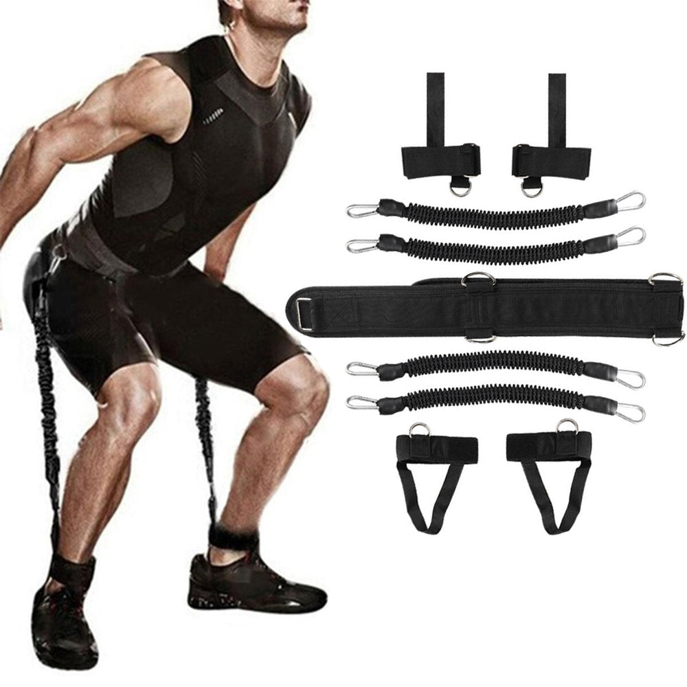 Home Gym Strength Training Resistance Band Basketball Strength Exercise Pull Rope Boxing Sports Fitness Accessories Image 2
