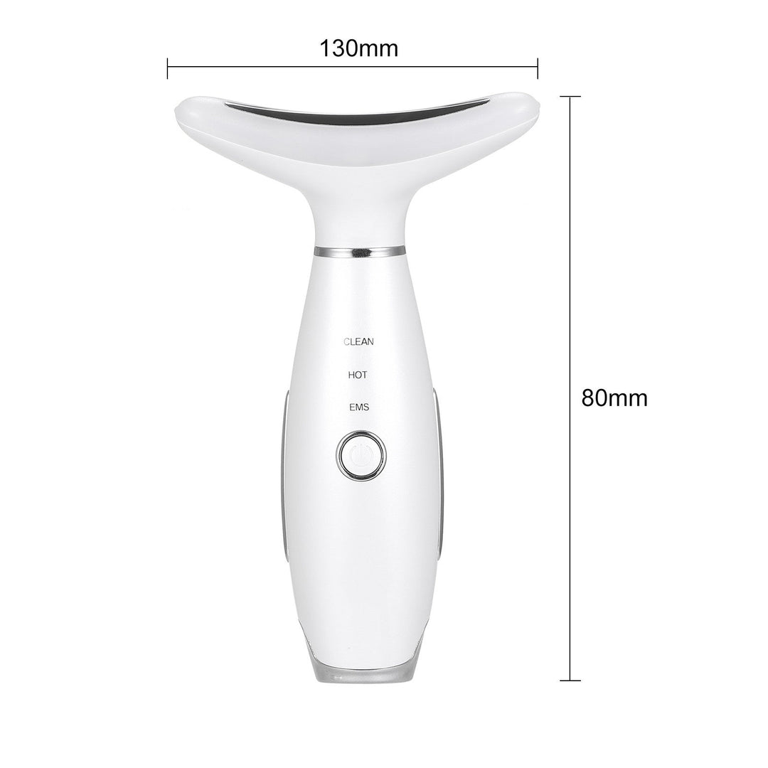 Led Photon Therapy Heating Neck Wrinkle Removal MassagerReduce Double Chin Skin Lifting Image 4