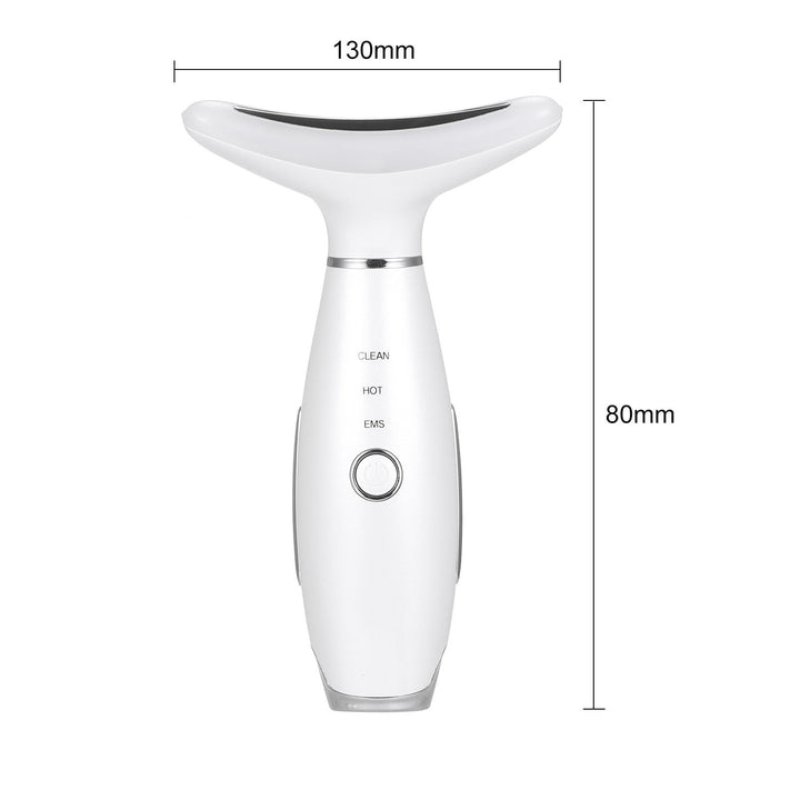 Led Photon Therapy Heating Neck Wrinkle Removal Massager Reduce Double Chin Skin Lifting Image 4