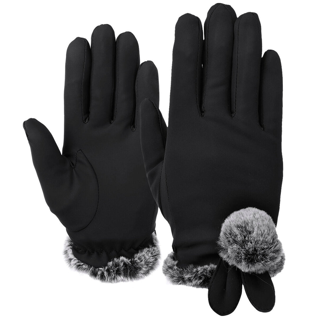 Ladies Winter Gloves Touch Screen Outdoor Sport Driving Waterproof Thermal Warm Gloves Image 4