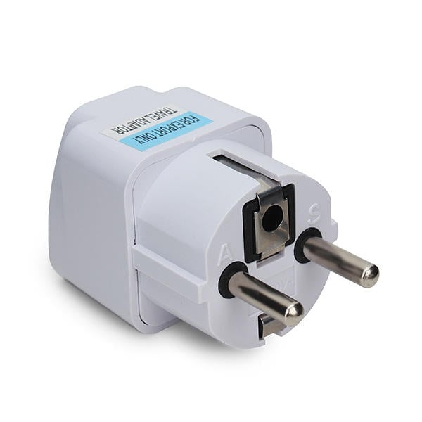 Large Safe White EU AC Power Adapter Image 1