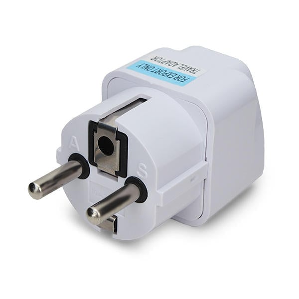 Large Safe White EU AC Power Adapter Image 2