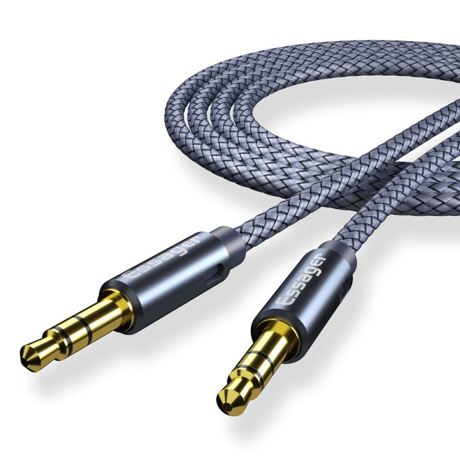 Male-To-Male Audio Cable 3.5mm Jack Aux Speaker Wire Car Headphone MP3 Aluminium Alloy Delicate Original Sound Cable Image 1