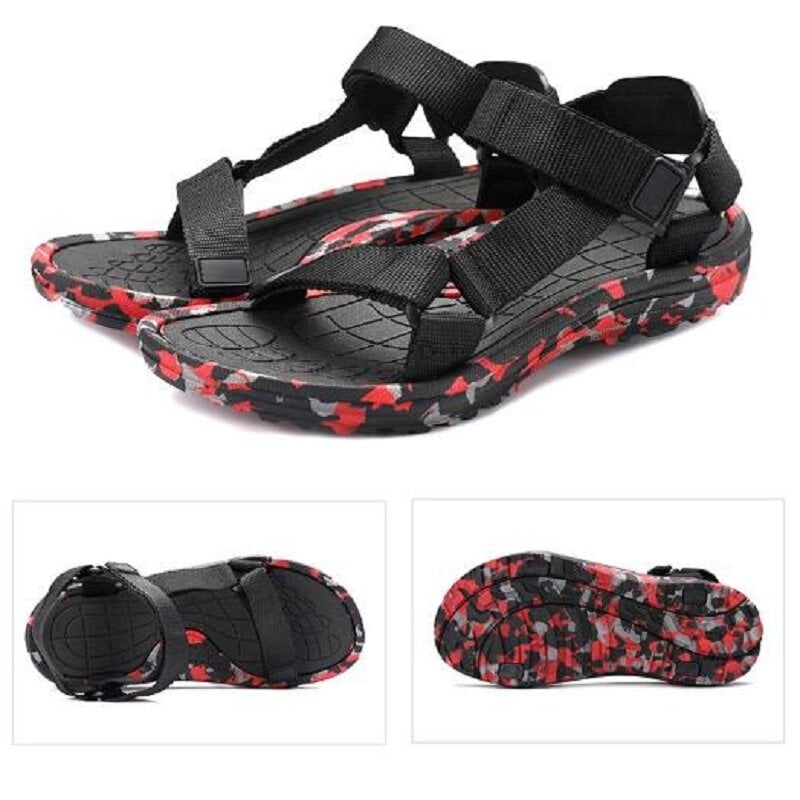 Men Casual Sandals Camo Fisherman Outdoor Shoes Beach Hiking Slippers DTTT Image 1