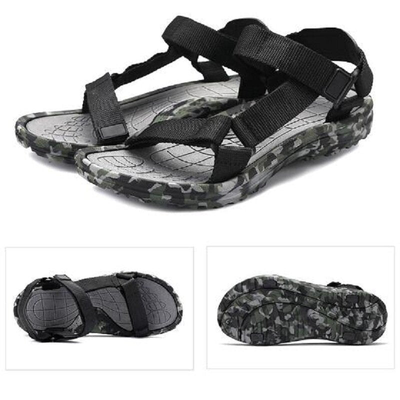 Men Casual Sandals Camo Fisherman Outdoor Shoes Beach Hiking Slippers DTTT Image 9