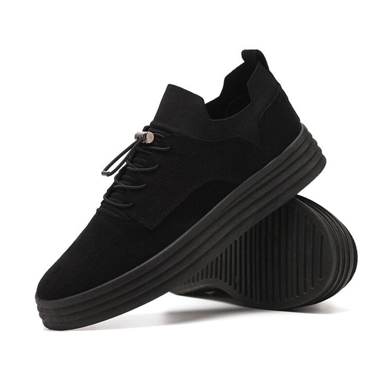 Men Fashion Casual Sneakers Flat Heel Leisure Walking Shoes Low Top Lace-Up Shoe Image 1