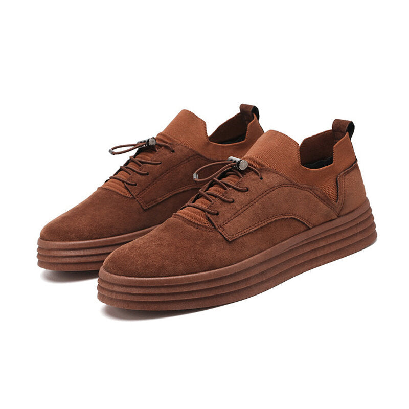 Men Fashion Casual Sneakers Flat Heel Leisure Walking Shoes Low Top Lace-Up Shoe Image 10