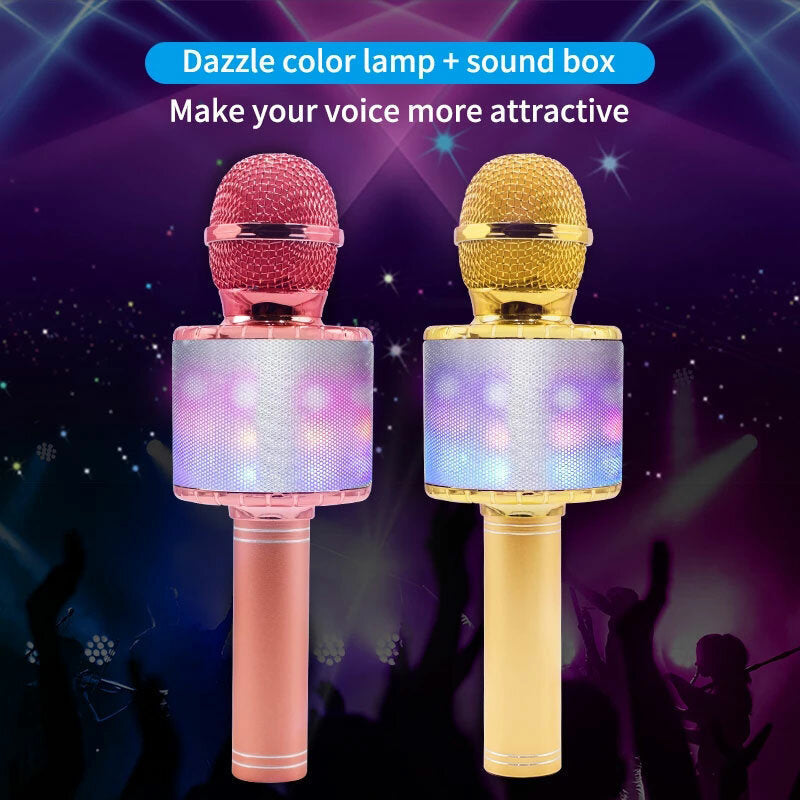 microphone with LED LightsbluetoothStudio microphoneCorner Recorder Image 2