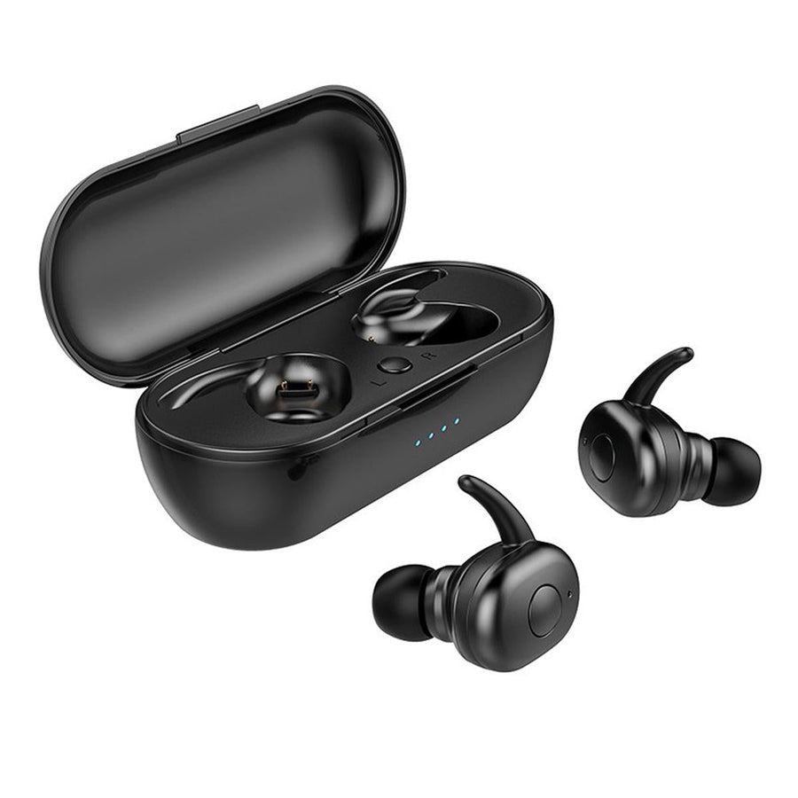 Mini bluetooth 5.0 Earphone Wireless Stereo Large Capacity Noise Cancelling Stereo HIFI Sport Headphones With Charging Image 1