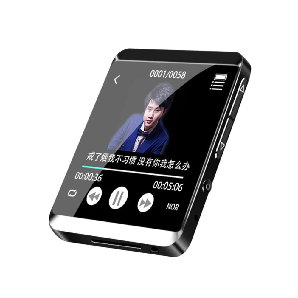 Mini Clip Bluetooth 5.0 MP3 Player 8GB 16GB 1.5 inch Full Touch Screen Music FM Recording E-Book Pedometer Image 2