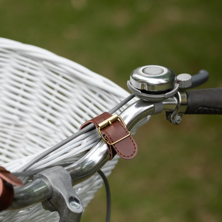 Vintiquewise Wicker Bike Basket 15.75x11.75 Universal Handlebar Mount Adjustable Image 9