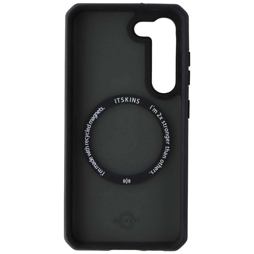 ITSKINS Hybrid_R Frost Case for MagSafe for Samsung Galaxy S23 - Black Image 3