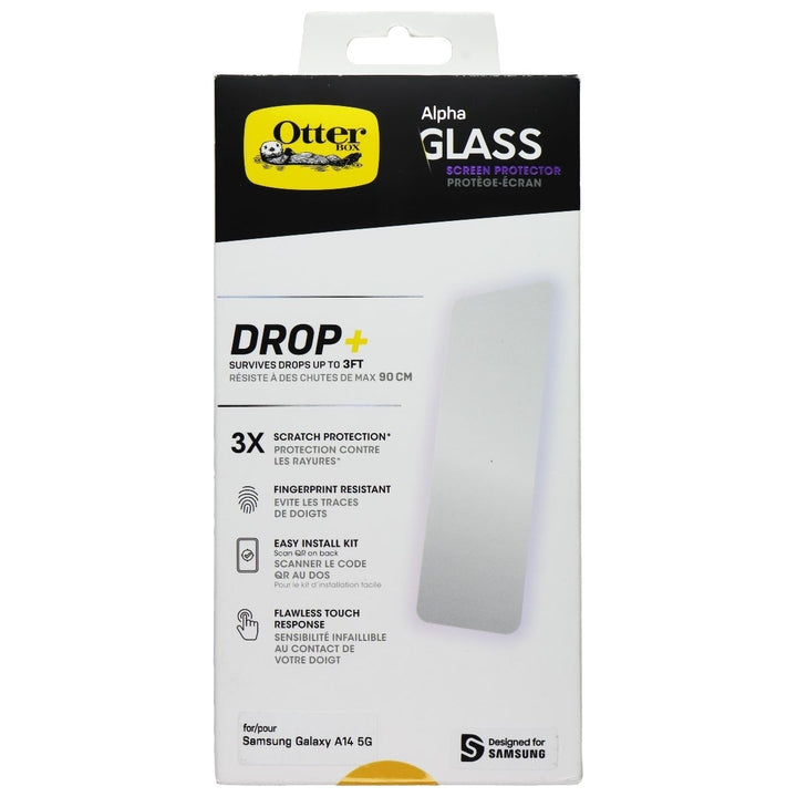 OtterBox Alpha Glass Screen Protector for Samsung Galaxy A14 (5G) Image 1