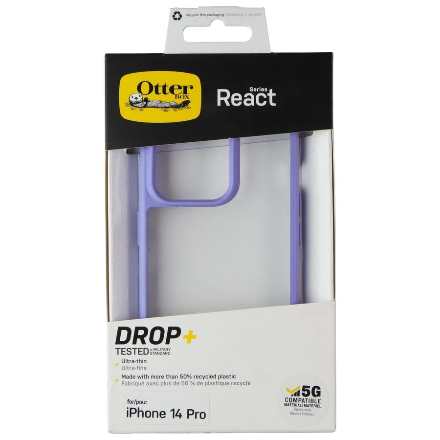 OtterBox React Series Case for Apple iPhone 14 Pro - Purplexing (Clear/Purple) Image 1